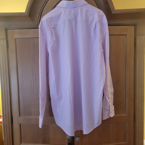 Jos. A Banks Tailored Fit Long Sleeve Shirt 16 1/2 x 35 Pale Pink - Picture 2 of 10